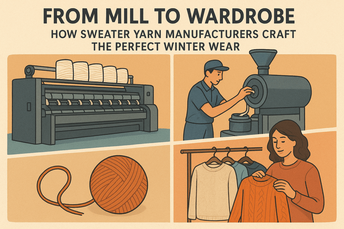 From Mill to Wardrobe: How Sweater Yarn Manufacturers Craft the Perfect Winter Wear