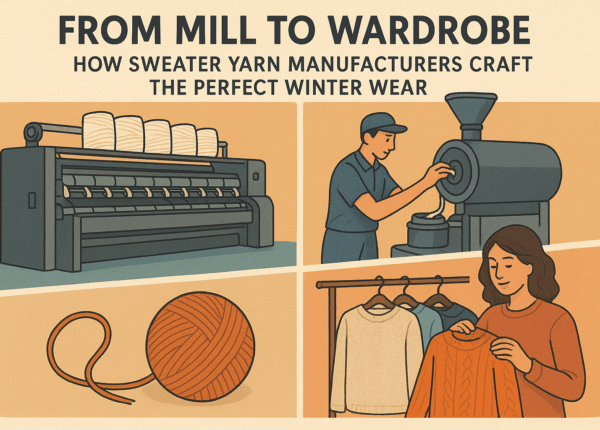 From Mill to Wardrobe: How Sweater Yarn Manufacturers Craft the Perfect Winter Wear