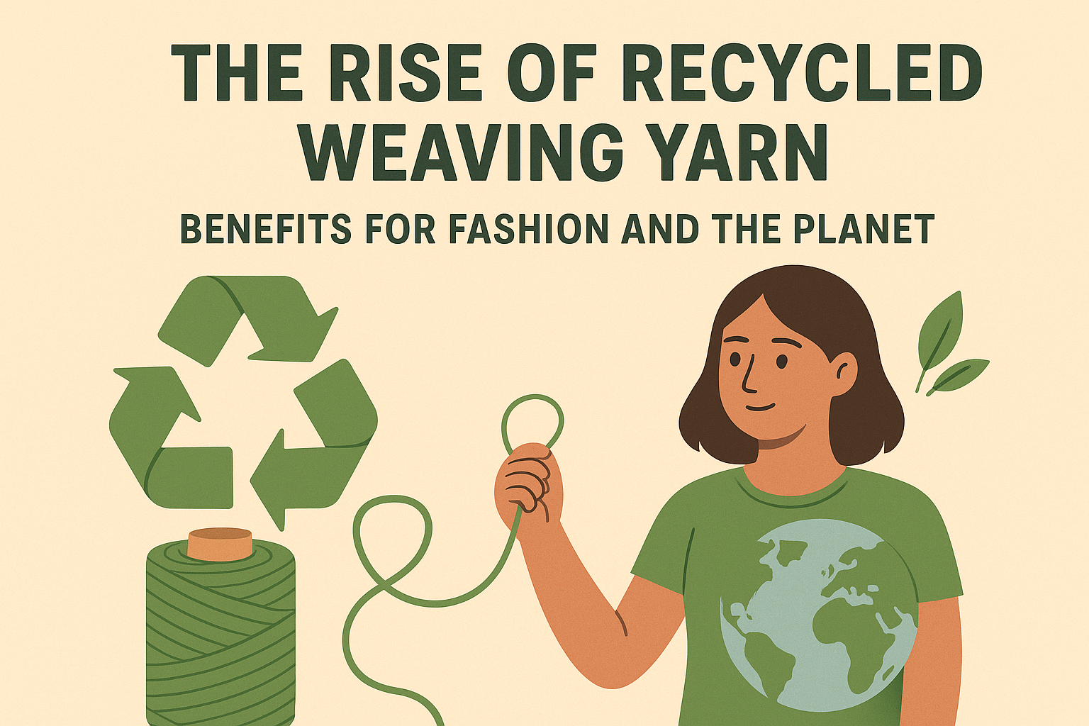 The Rise of Recycled Weaving Yarn: Benefits for Fashion and the Planet